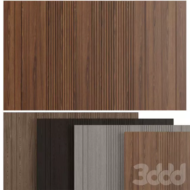 Decorative panel 3D model_0