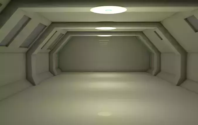 sci fi corridor 