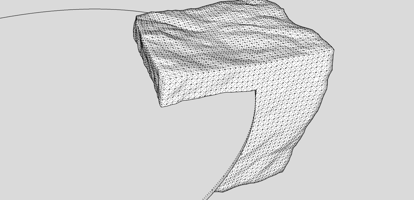 Marble table 3D model_1