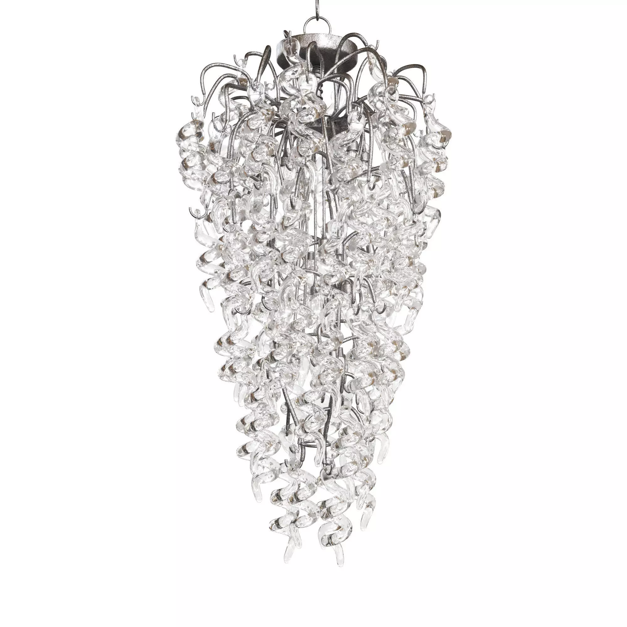 Twist chandelier 3D model_0