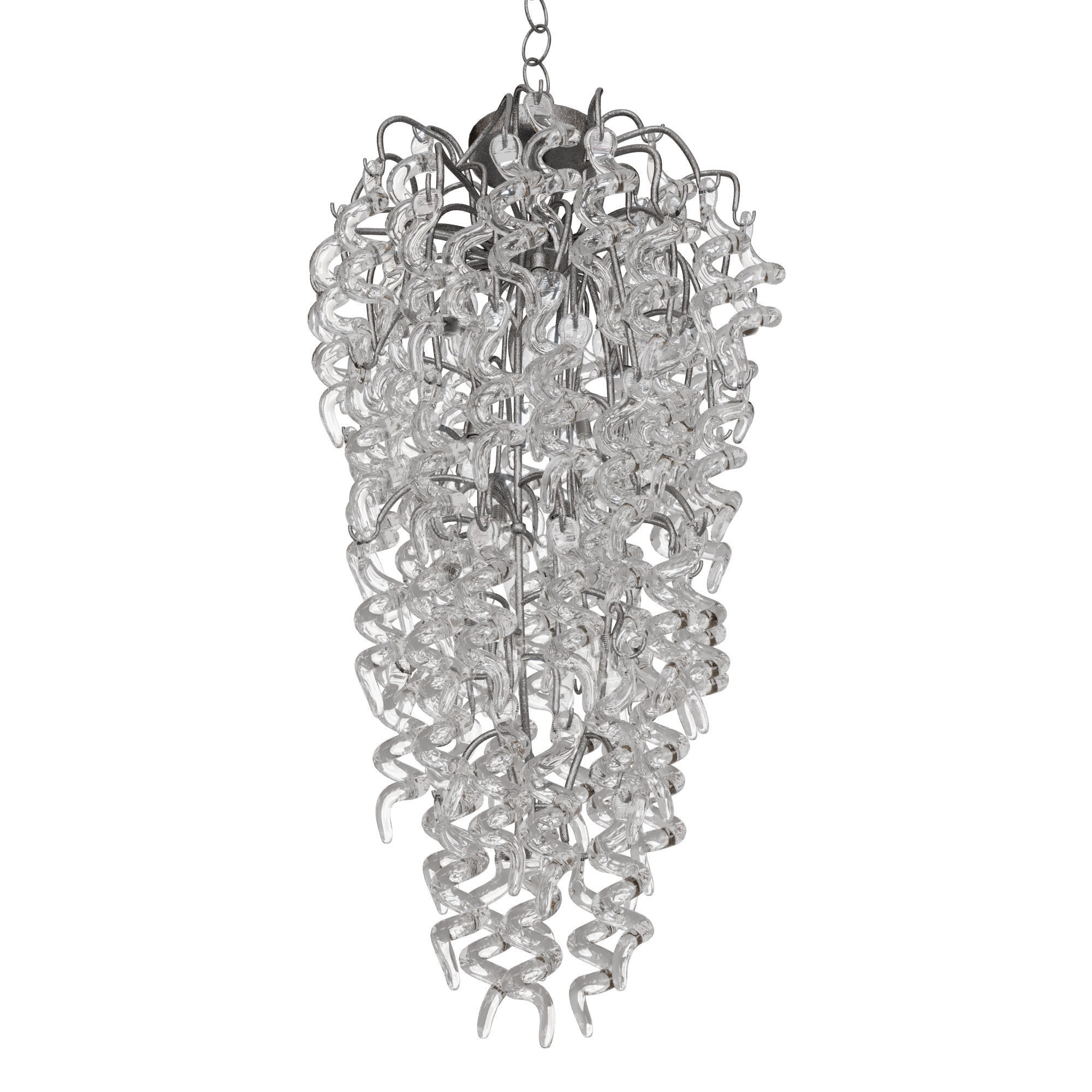 Twist chandelier 3D model_3