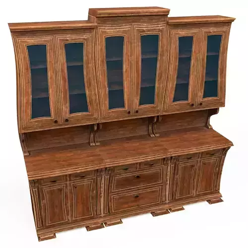 Dresser furniture Set cartoon 3D model