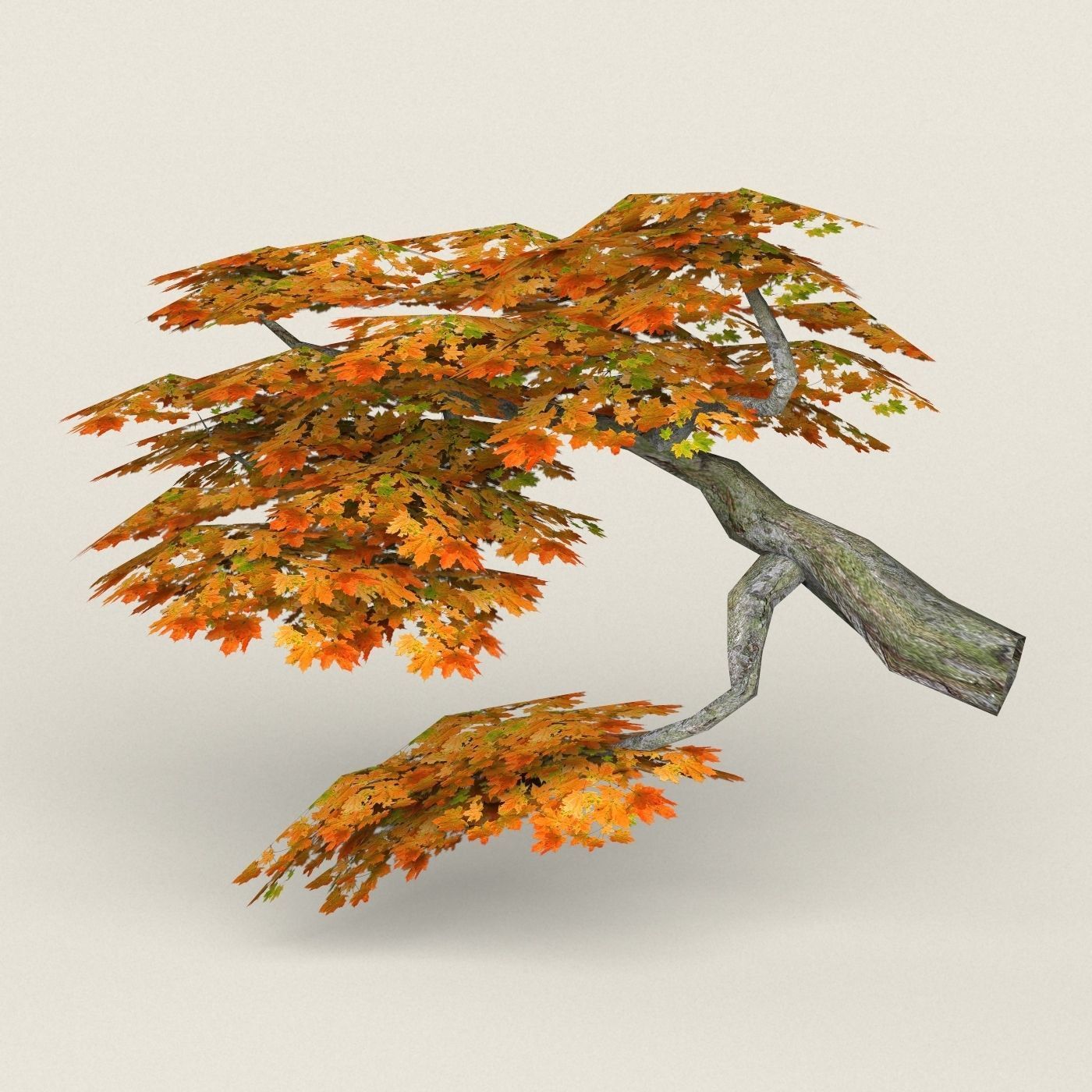 Fantasy Maple Tree Collection Low-poly 3D model_22