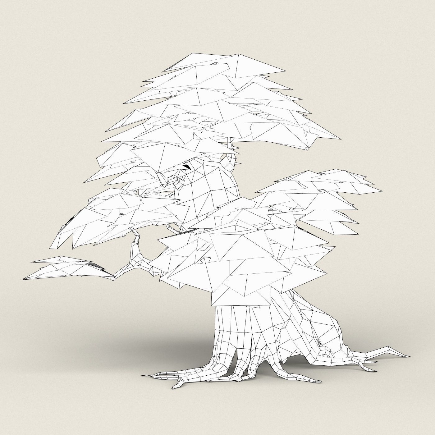 Fantasy Maple Tree Collection Low-poly 3D model_15