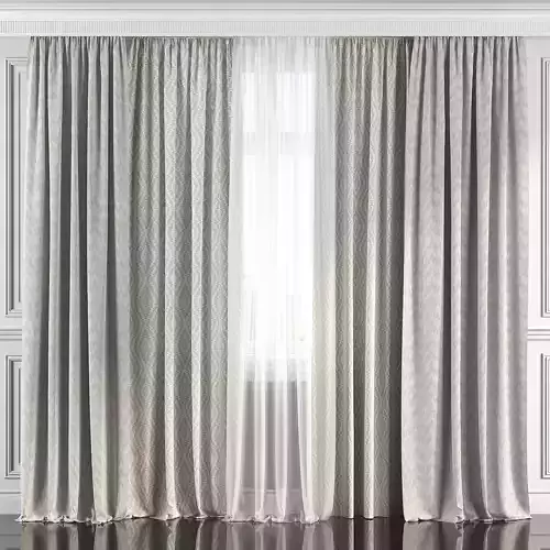Curtain Set 186 3D model