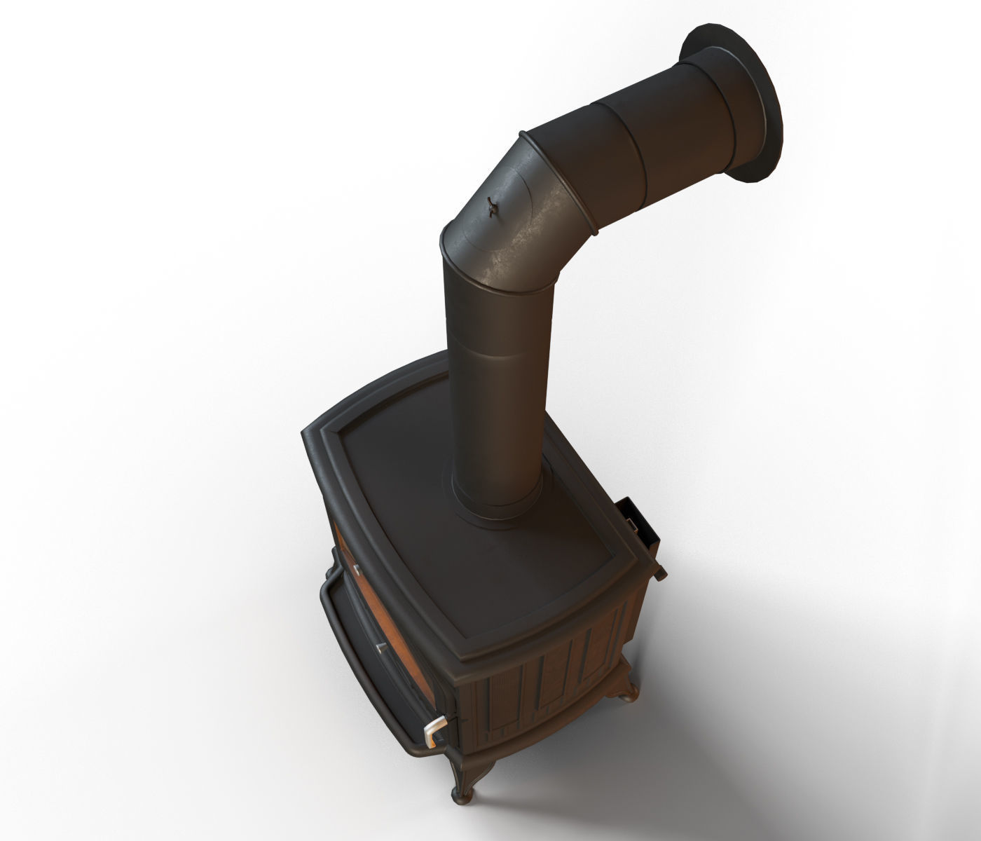 Fireplace stove 3D model_7