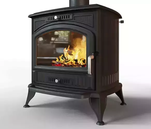 Fireplace stove 3D model