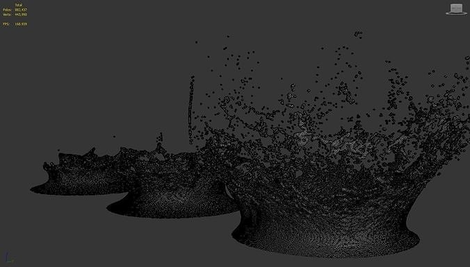 Water Splash 3D Model 3D model 5