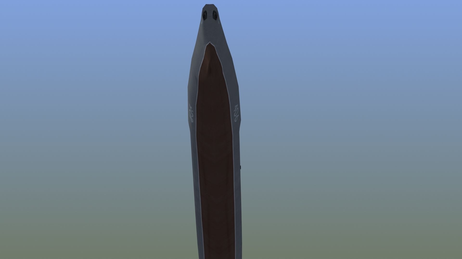 Sovremenny Destroyer Low-poly 3D model_17