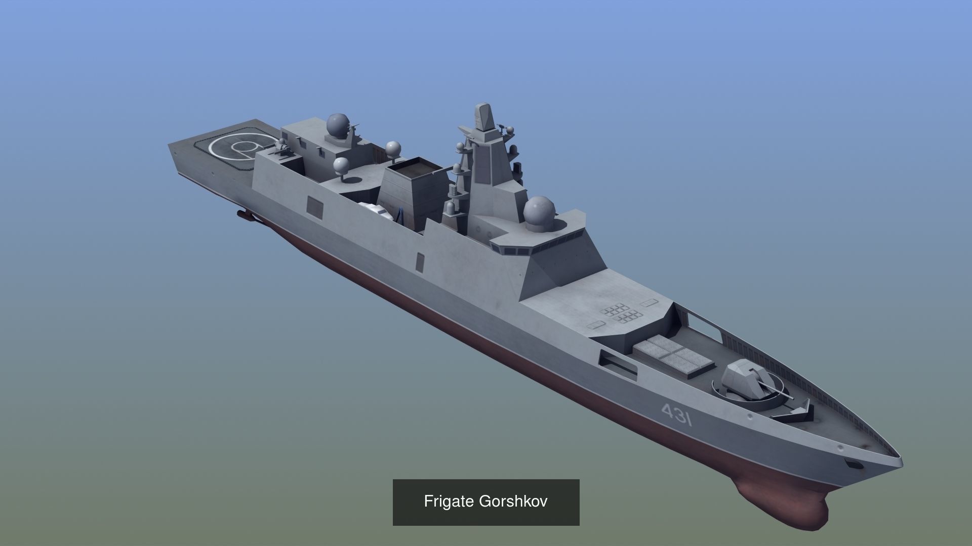 Russian Navy VR Set 01 3D Model Collection_3