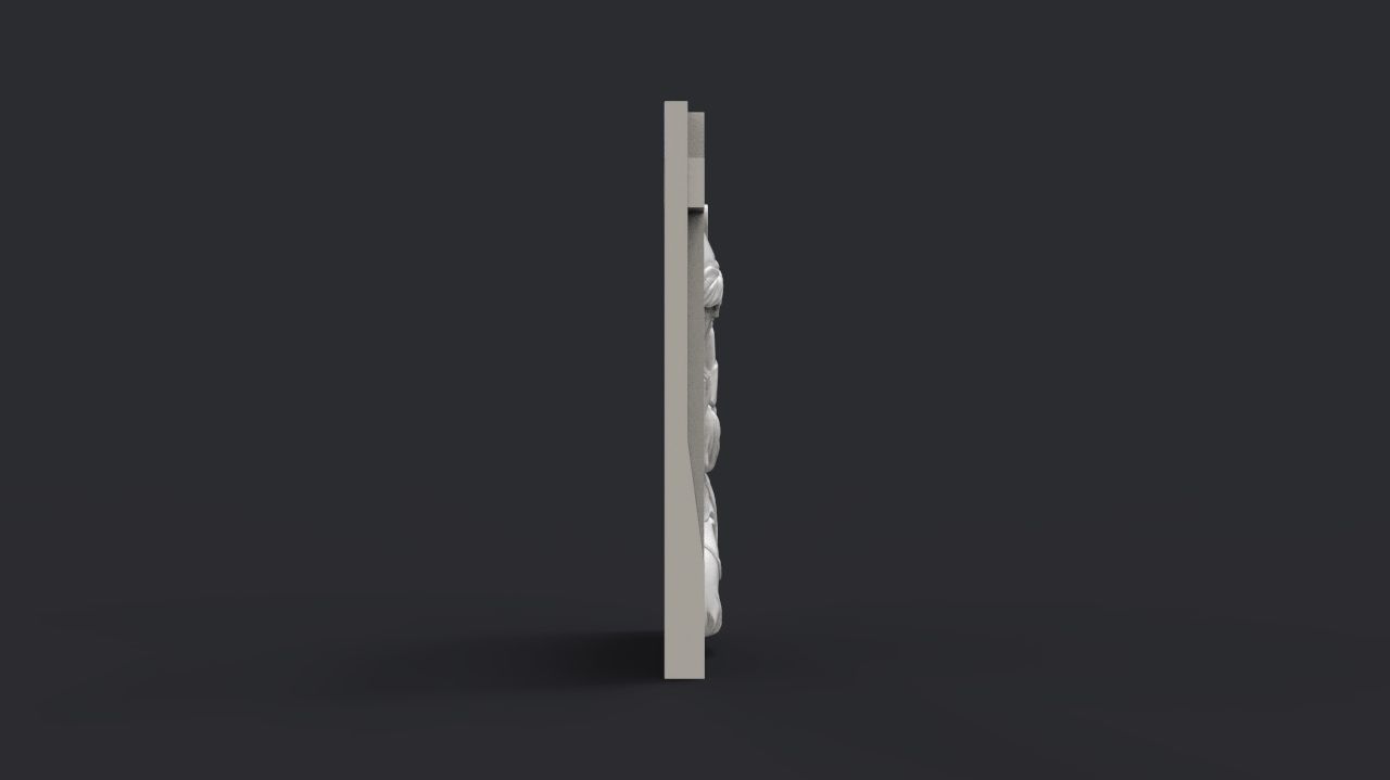 Praying Angel Tombstone 3D print model_5