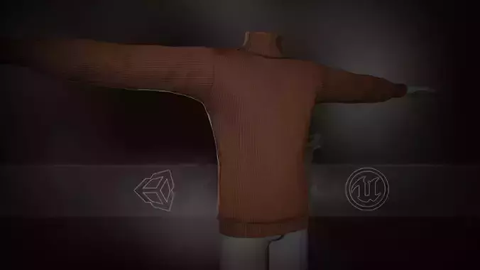 Brown Winter Turtleneck