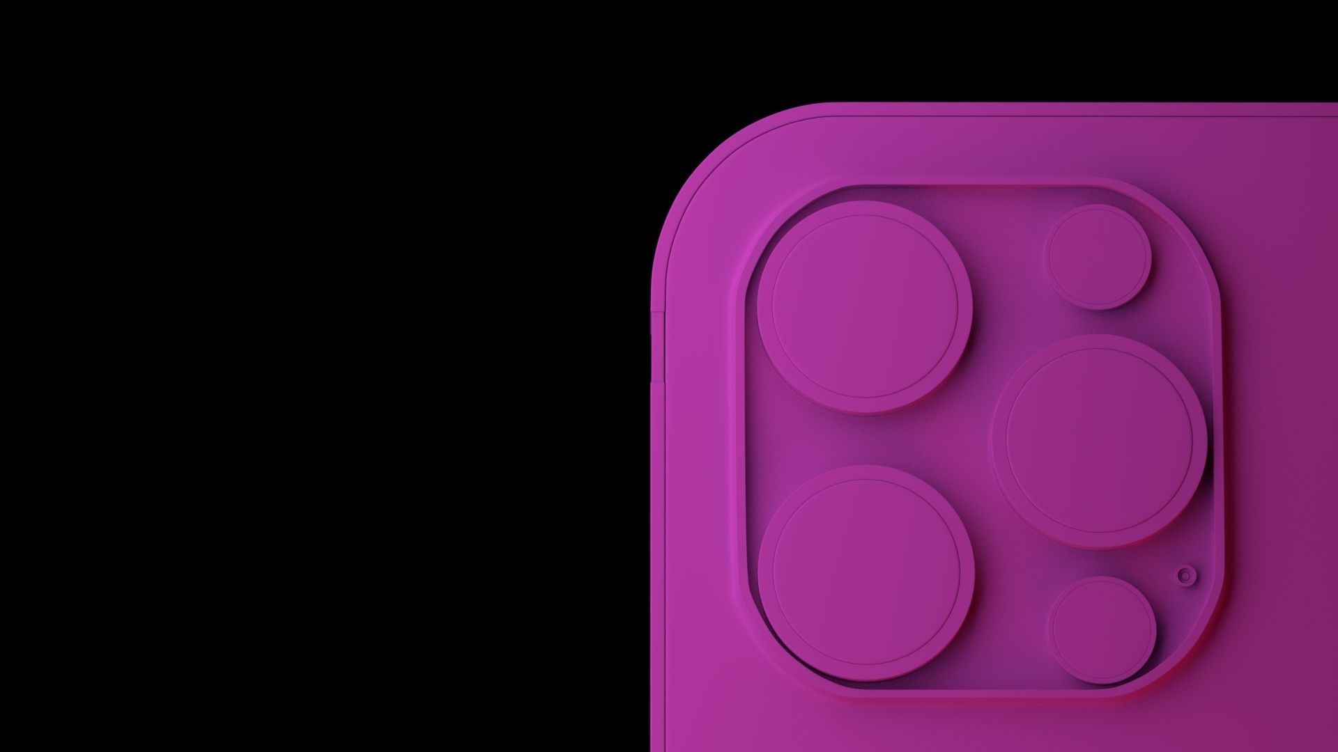 iPhone 12 Pro 3D model without material Low-poly 3D model_5