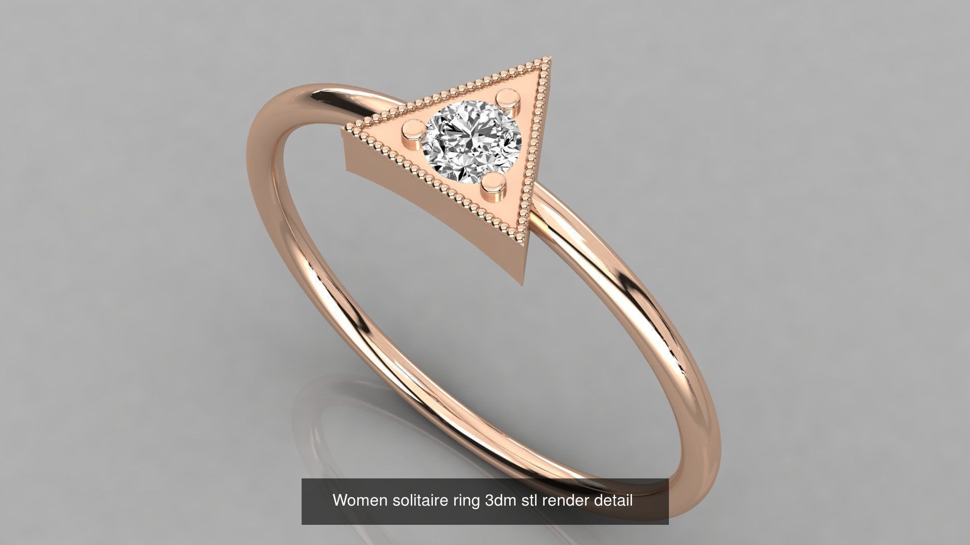 70 Art De Italian Women Rings 3dm stl 9 renders details  3D Model Collection_16