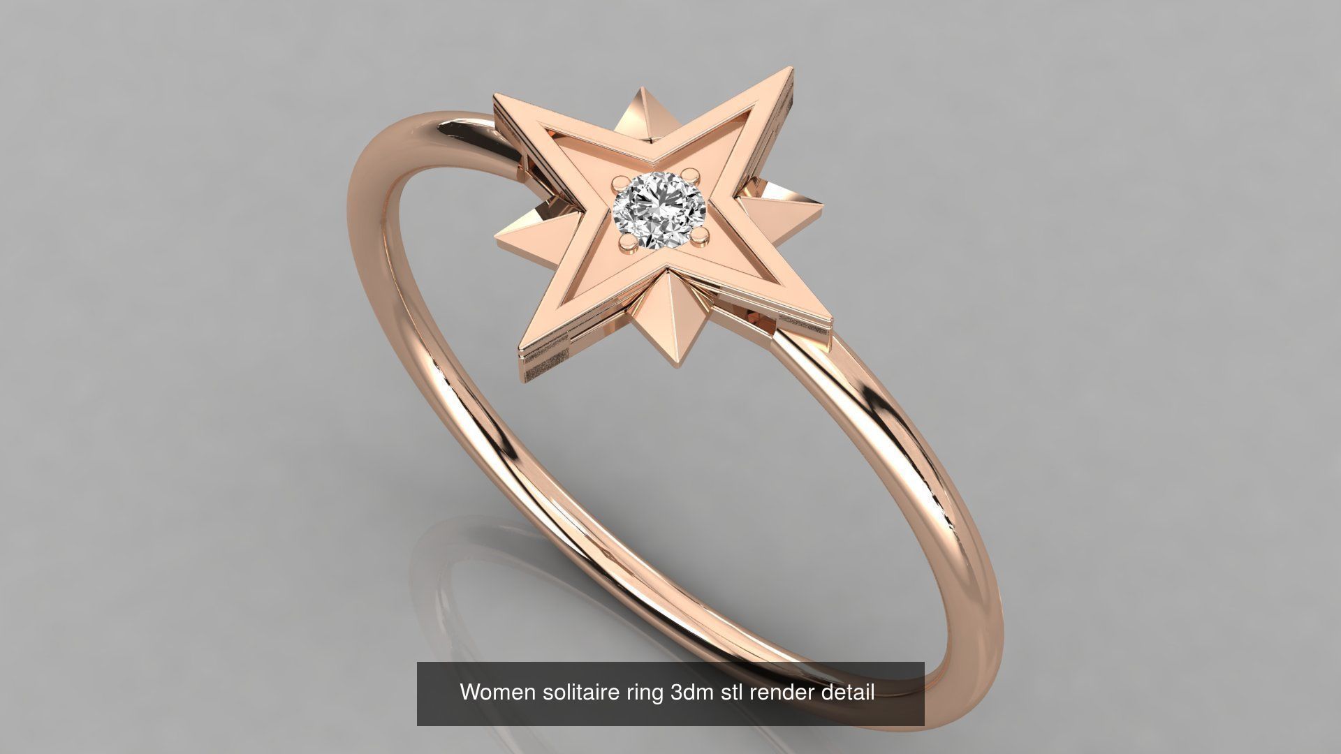 70 Art De Italian Women Rings 3dm stl 9 renders details  3D Model Collection_51