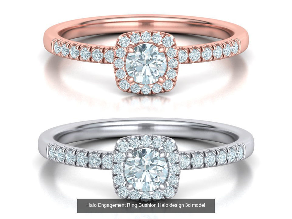 11 RINGS COLLECTION with Discount 3dmodels _9