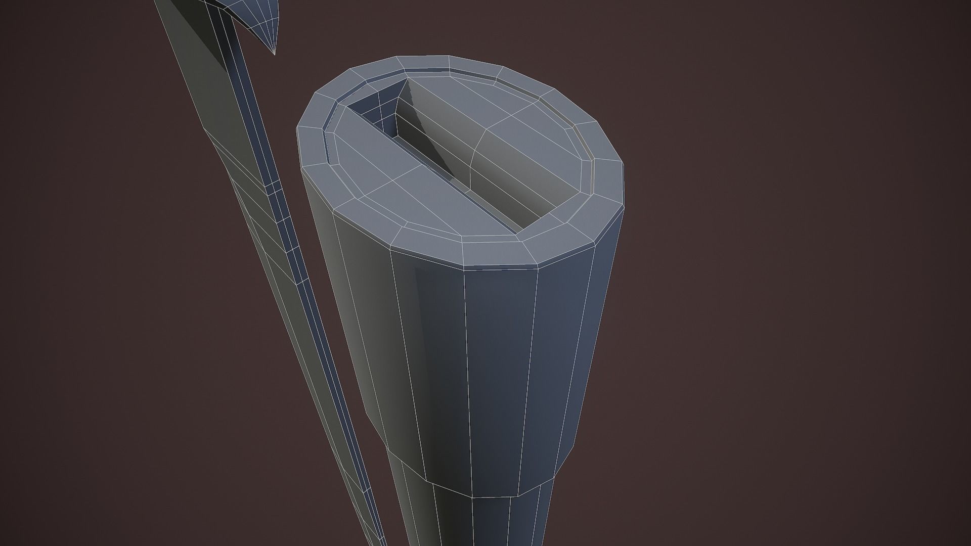 Pirates Cutlass Sword And Sheath Low-poly 3D model_18