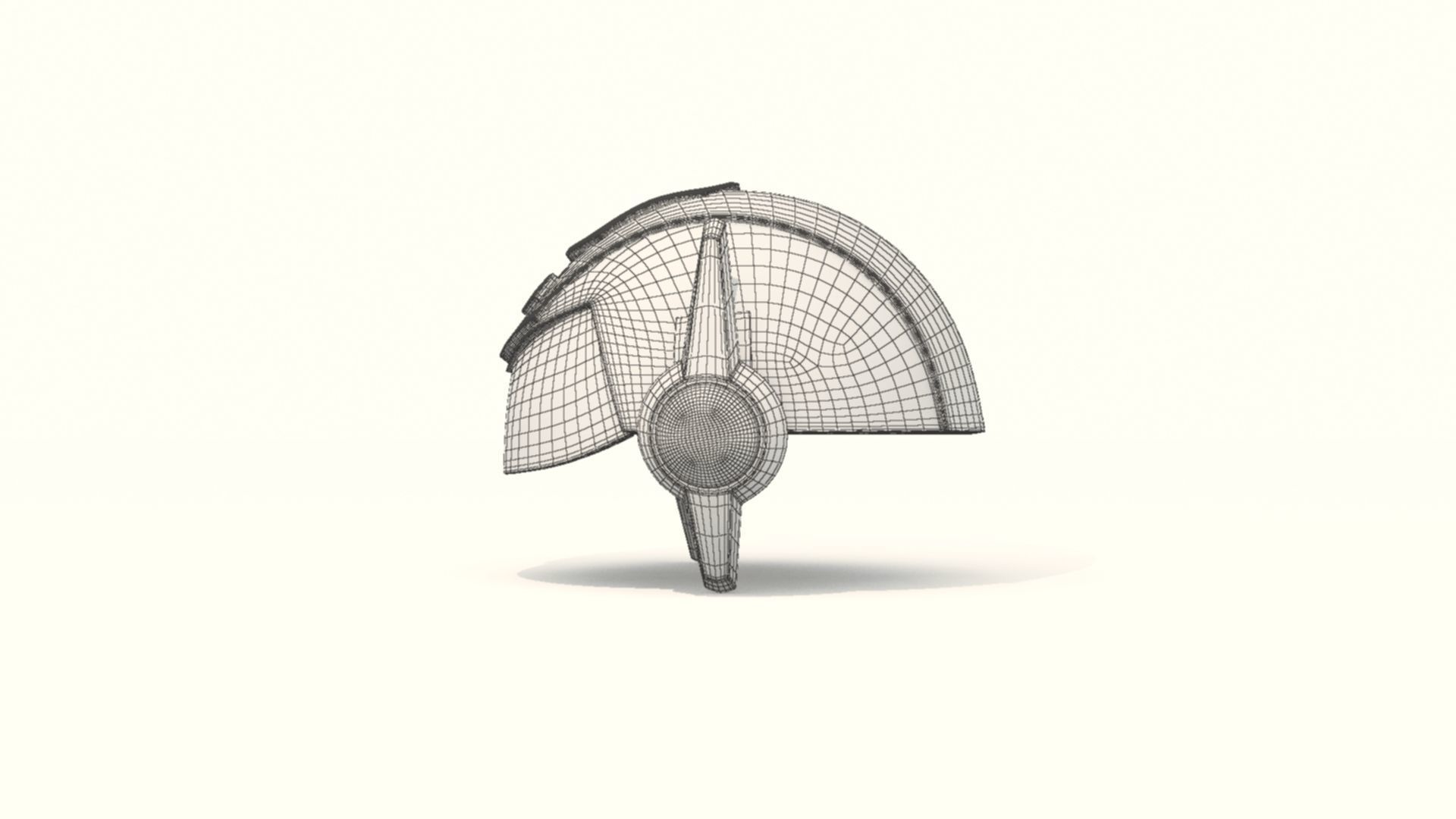 Cartoon Robot Helmet Model CRH8 3D print model_12