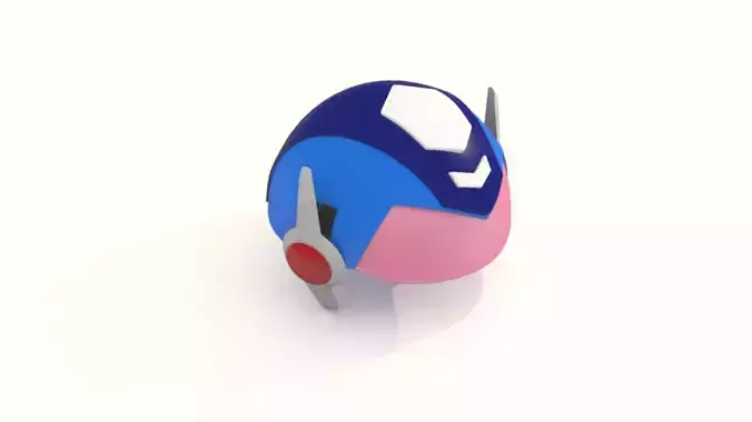 Cartoon Robot Helmet Model CRH8 3D print model