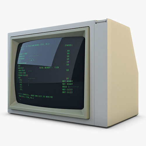 Old Monitor 3D model