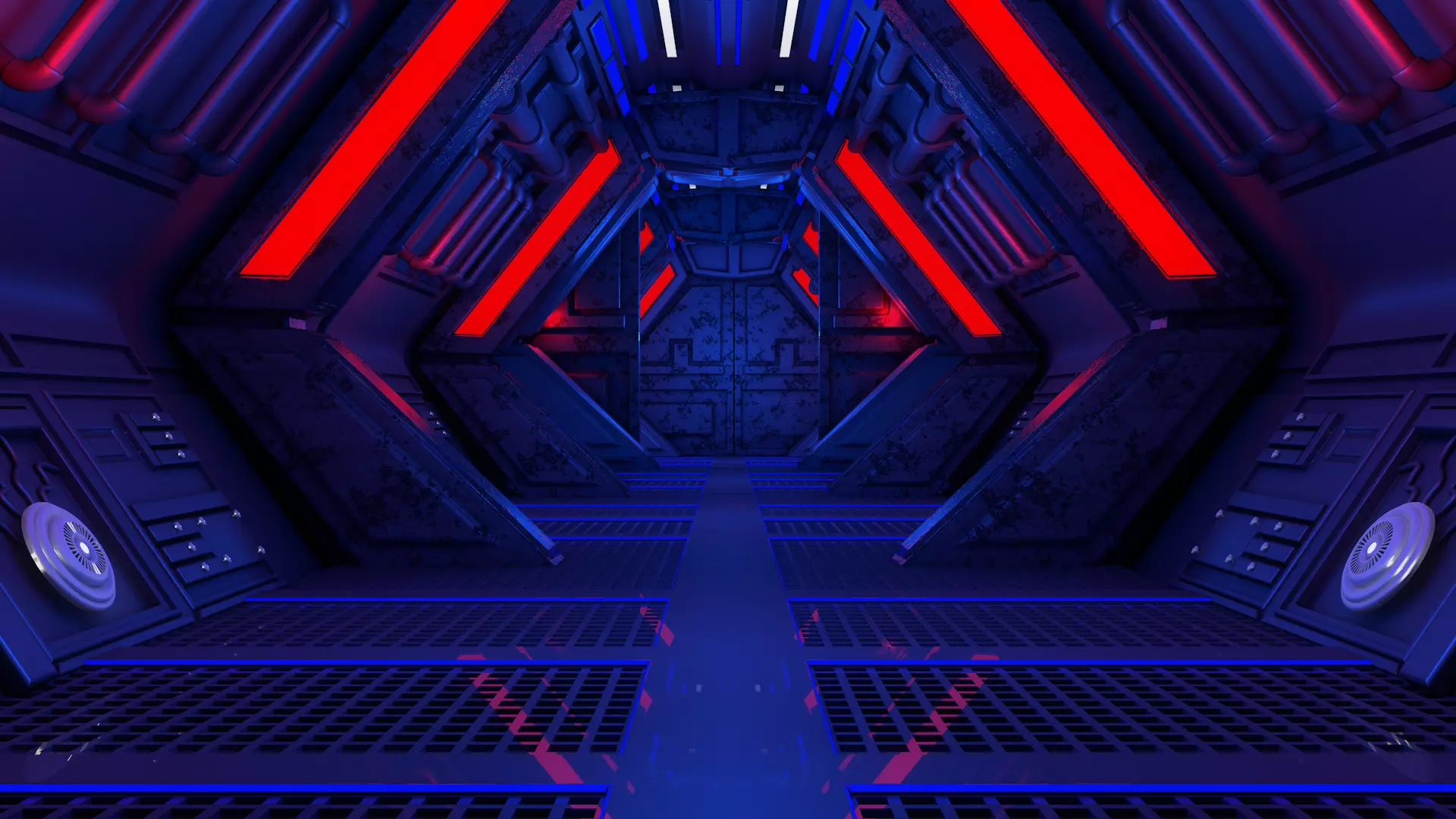 Sci Fi Corridor 3D model