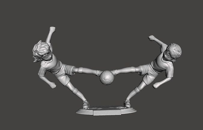 OLIVER Y TOM SUPER CAMPEONES HOLLY Y TOM CAPTIAN TSUBASA 3D print model