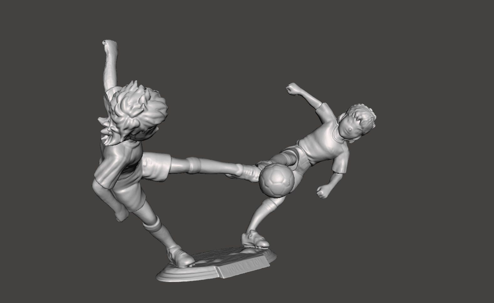 OLIVER Y TOM SUPER CAMPEONES HOLLY Y TOM CAPTIAN TSUBASA 3D print model_2