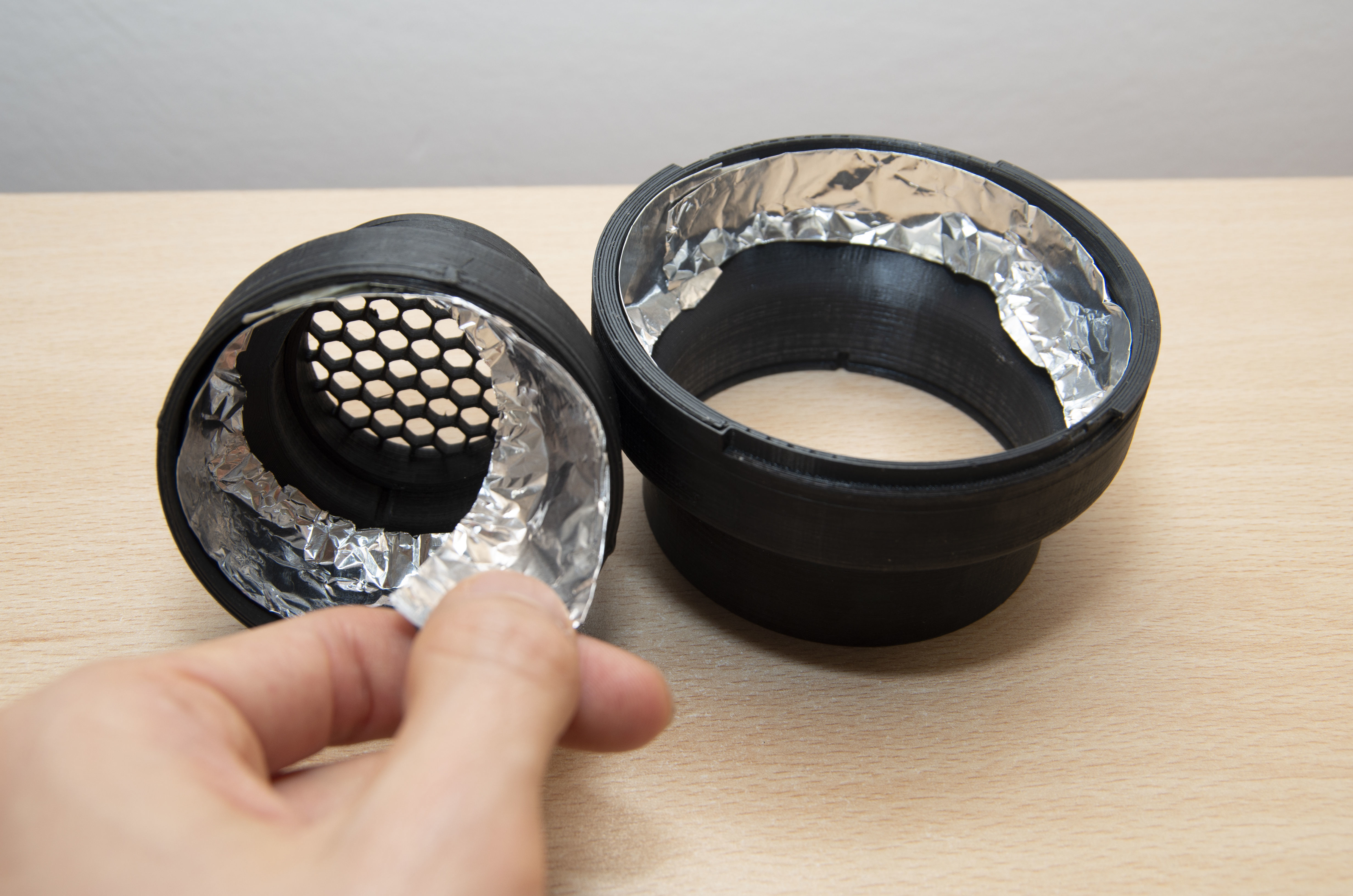 Modular Flash Snoot for cameras 3D print model_6