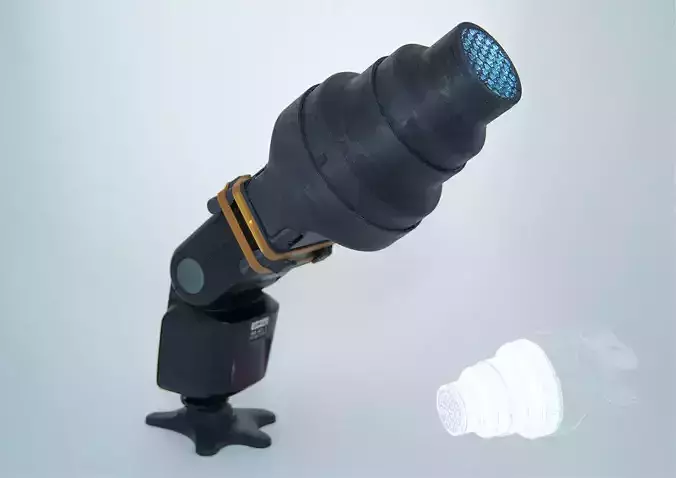Modular Flash Snoot for cameras 3D print model