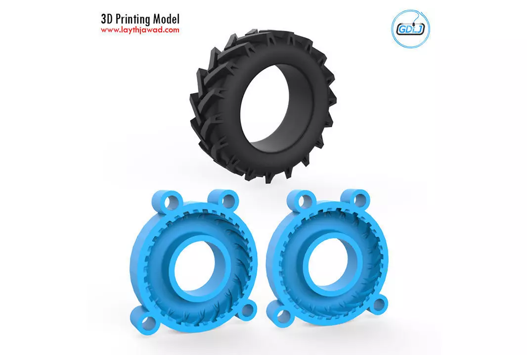Tire Mold 3D Printing Model 3D print model_0