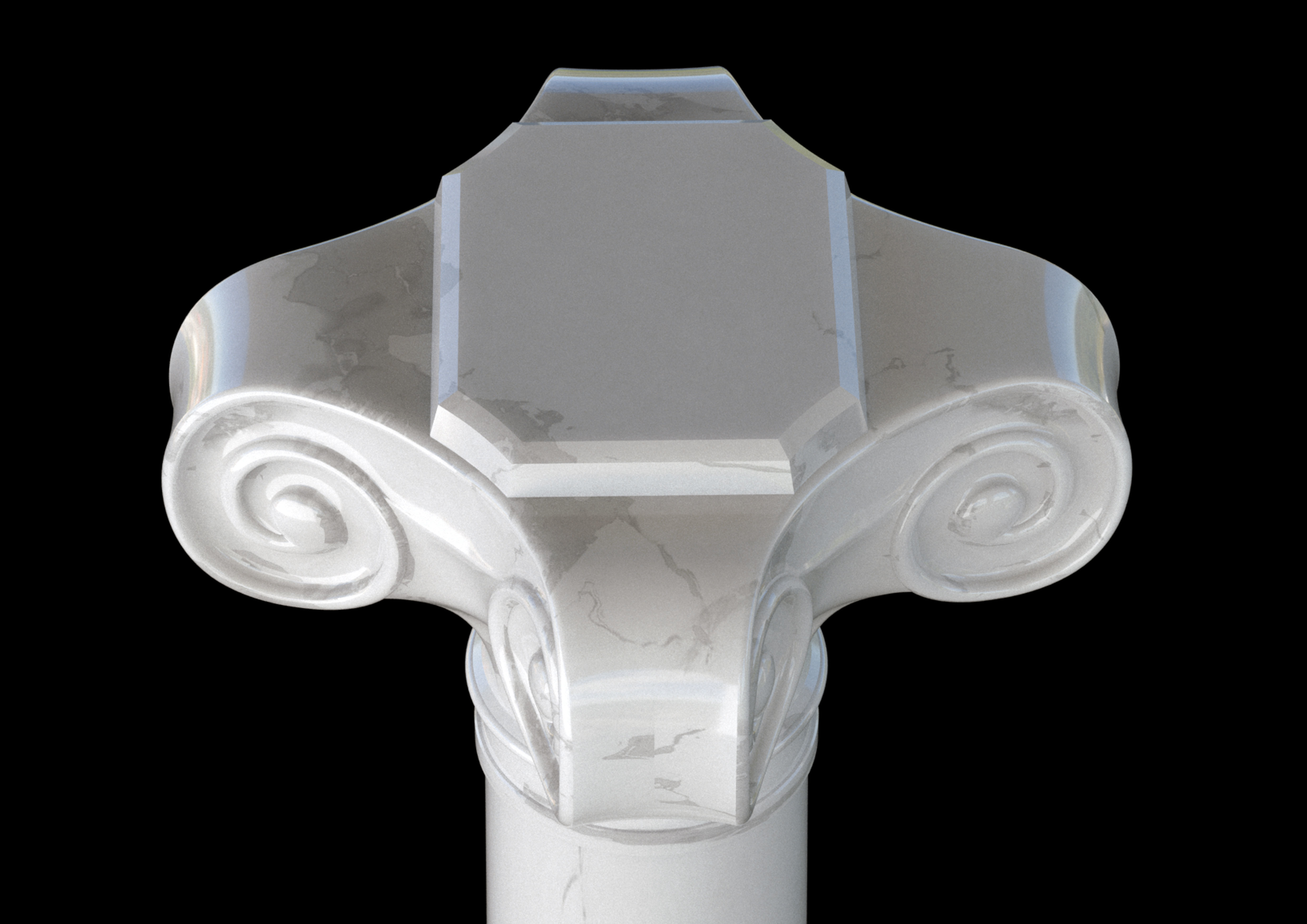 column st 3D model_2