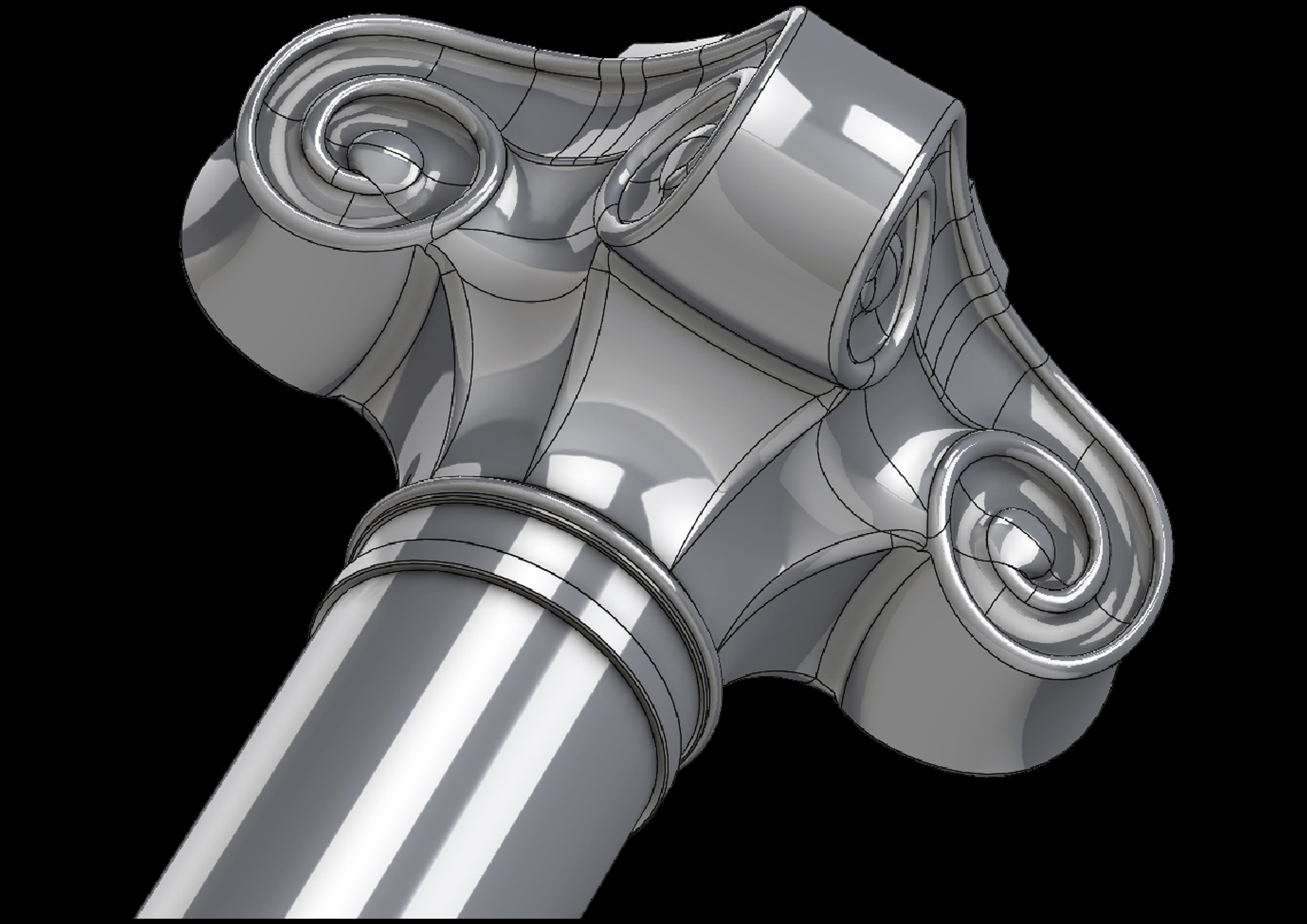 column st 3D model_4