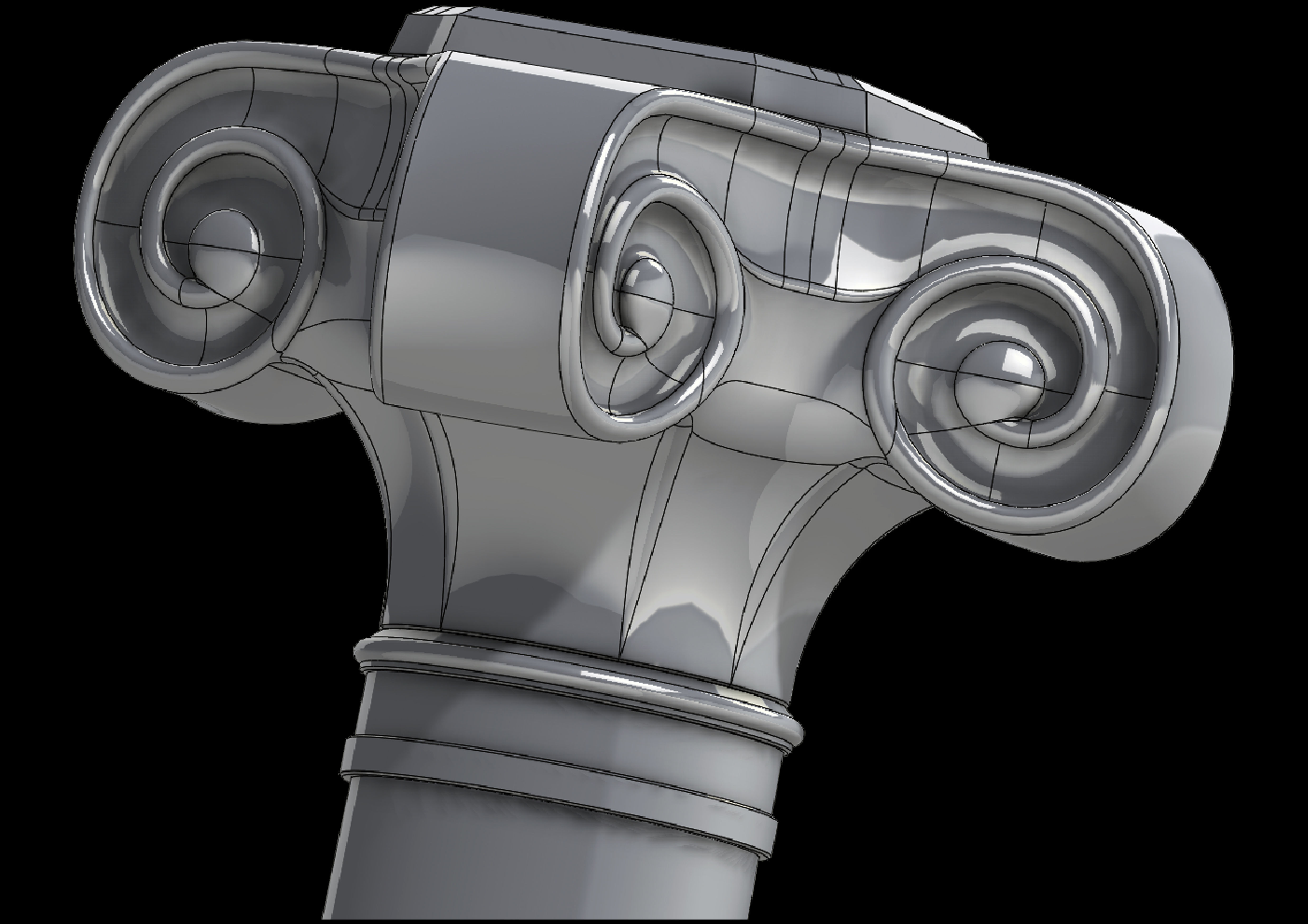 column st 3D model_6