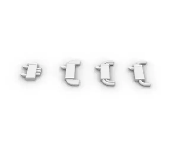 Catback Exhaust Pack for 1-64 scale HotWheels 3D print model
