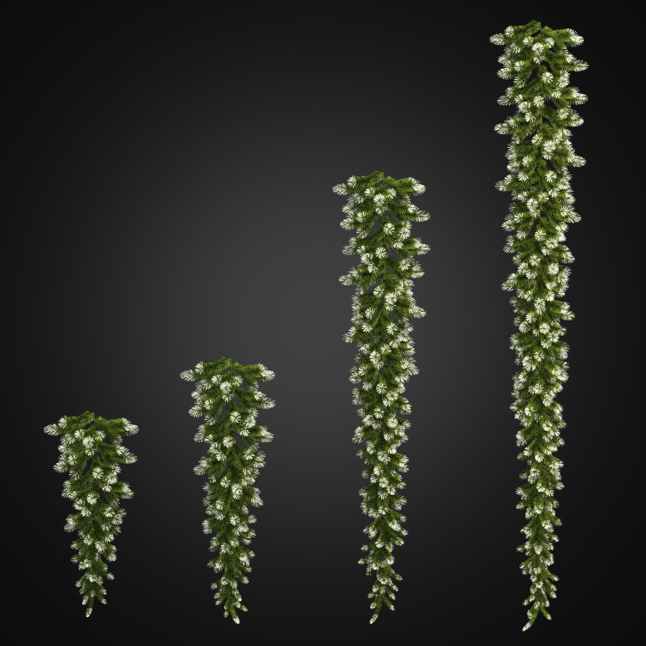 Christmas Garlands 01 3D model_5