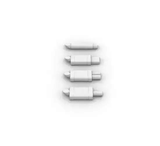 Straight Mufflers for 1-64 scale HotWheels 3D print model