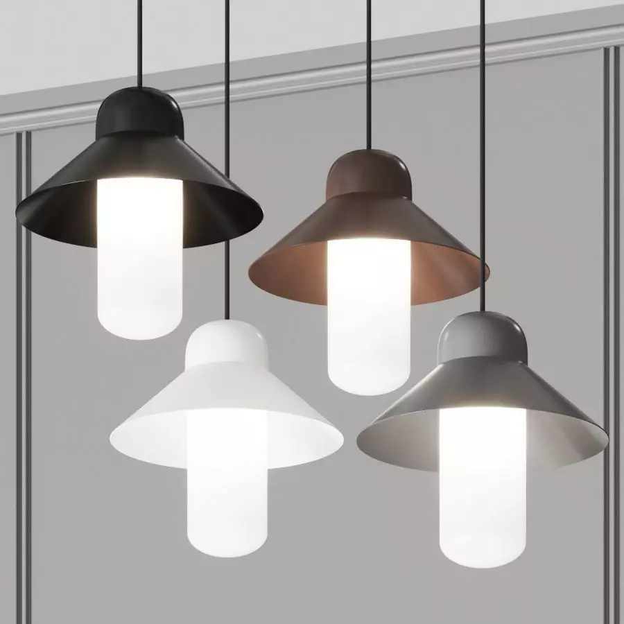 Alma light Capsulehat Pendant Lamps 3D model_0