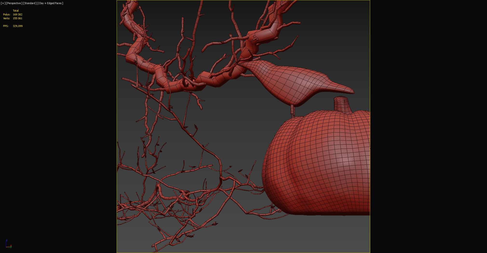 Halloween decor set 3D model_6