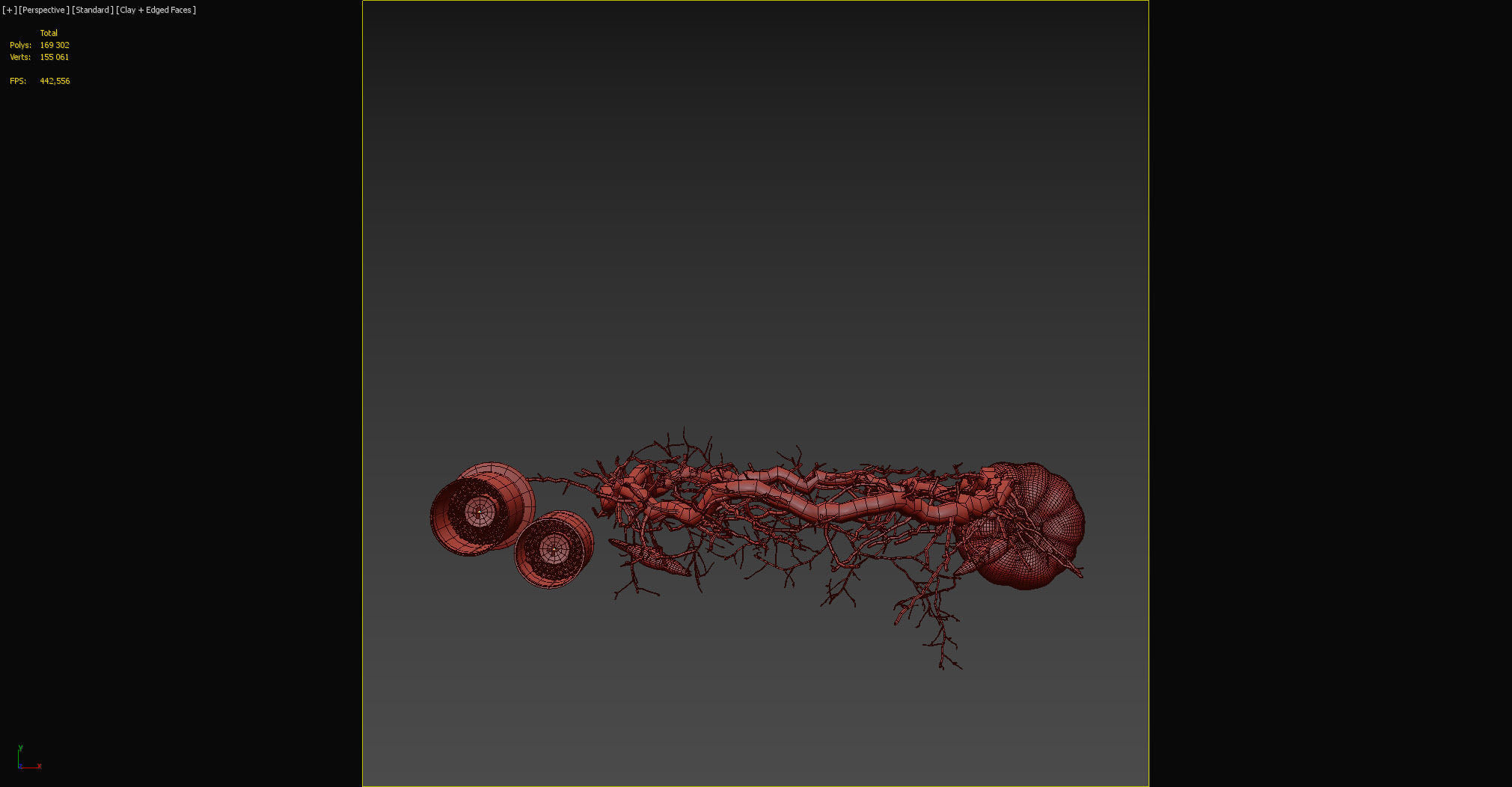 Halloween decor set 3D model_8