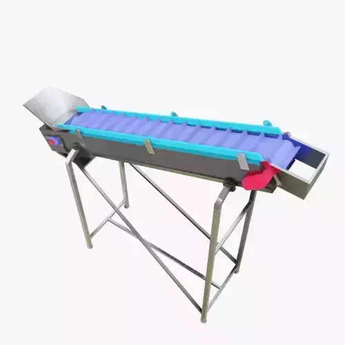 Plastic Modular Belt Elevator 3D model