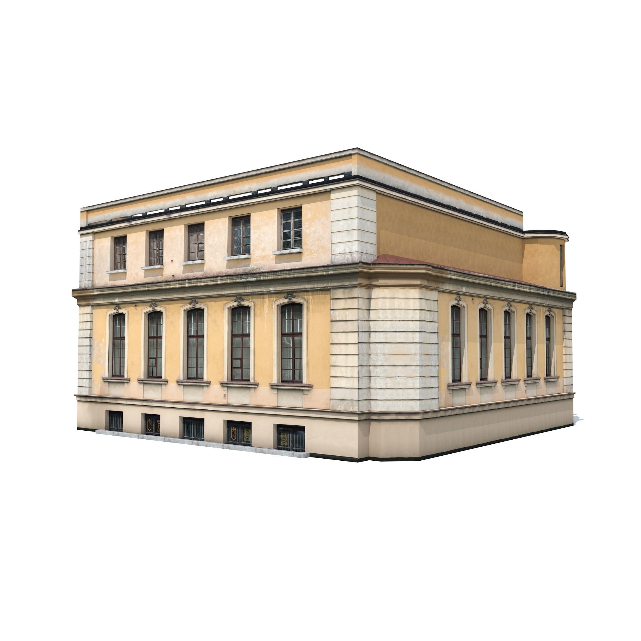 Apartment House 193 Low-poly 3D model_3