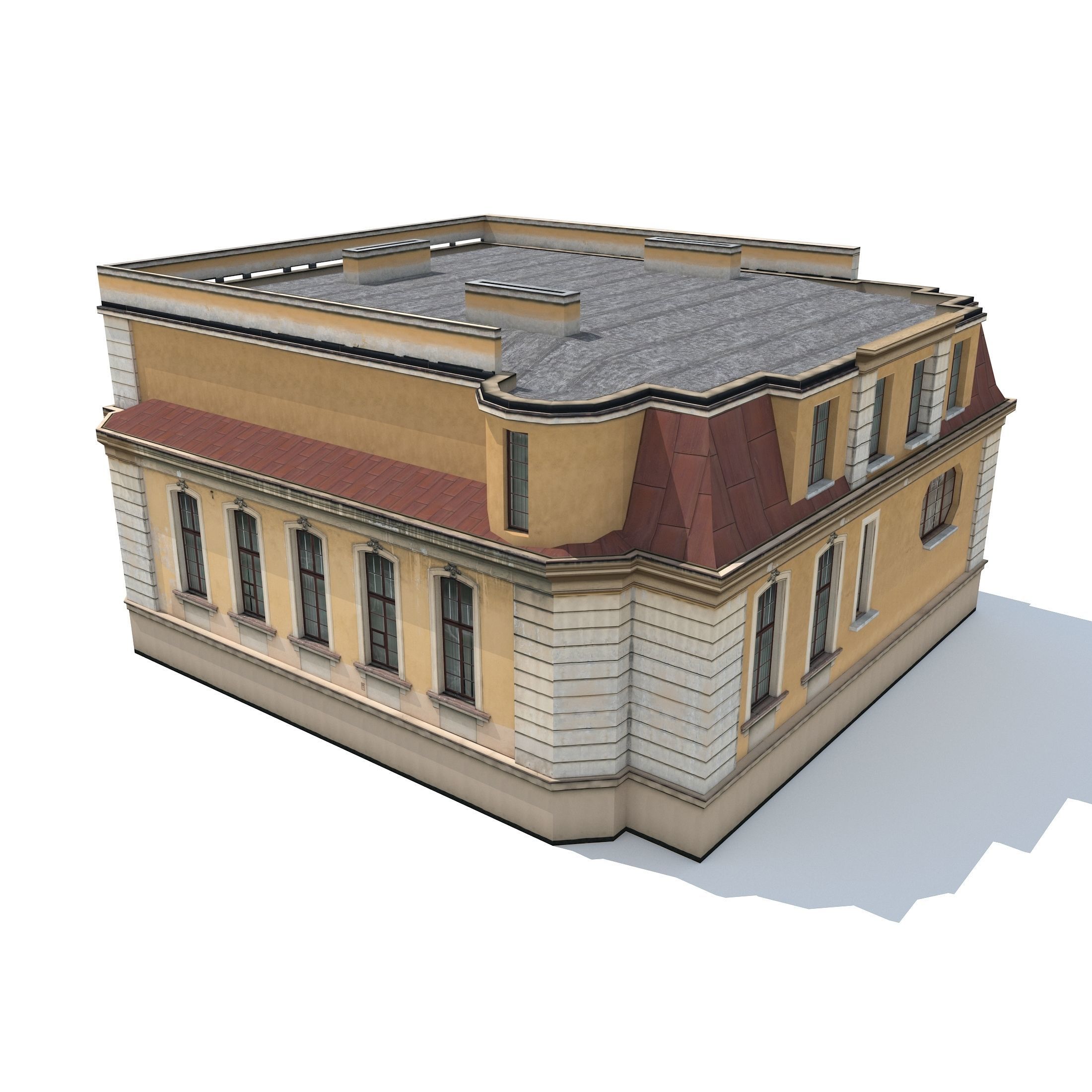 Apartment House 193 Low-poly 3D model_8