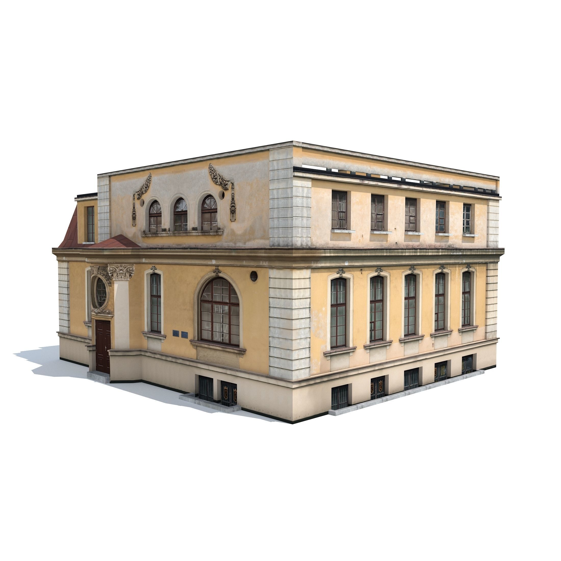 Apartment House 193 Low-poly 3D model_5