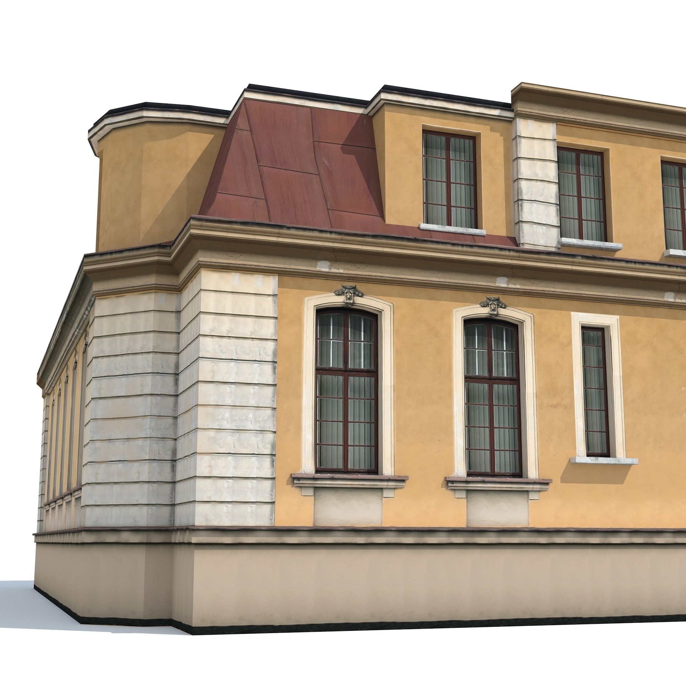 Apartment House 193 Low-poly 3D model_10
