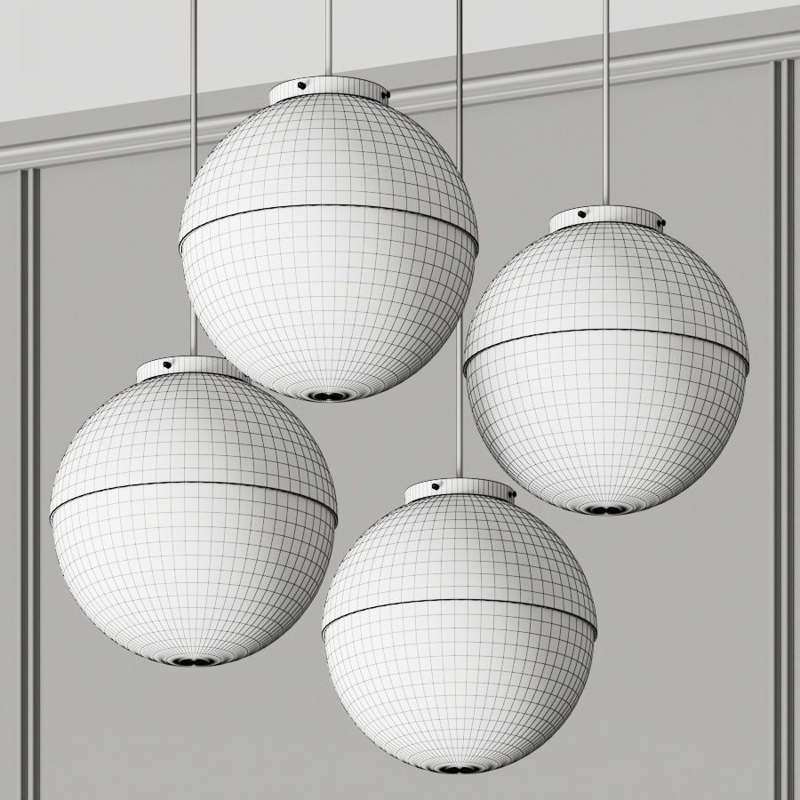 Mullan Lighting Florence Pendant Lamps 3D model_1