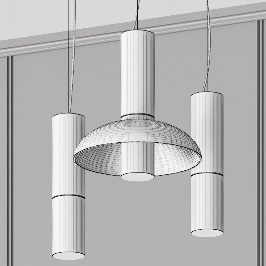 Kriladesign Lei Pendant Lamps 3D model_1