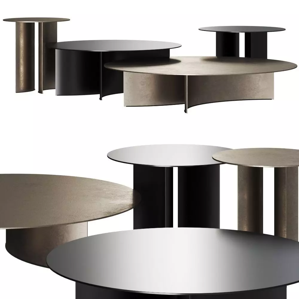 Flou Pierre Coffee Tables 3D model_0