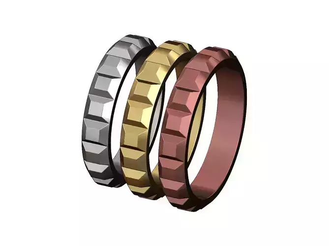 Cobble stones motif band