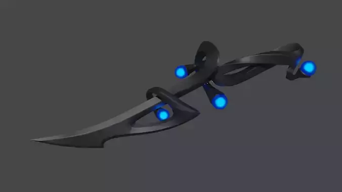 Spline Dagger valorant cosplay  3D print model