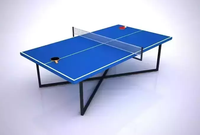 Ping Pong Table low-poly